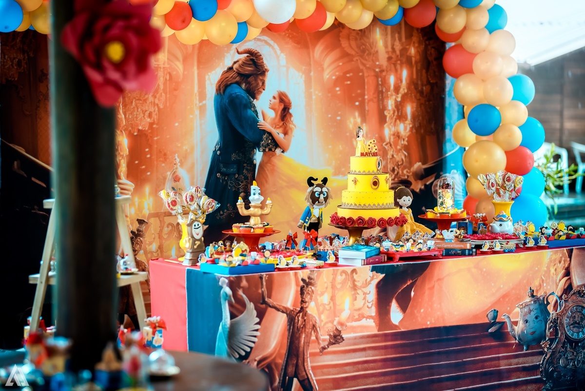 Aniversário Infantil A Bela e a Fera Alex Jardim Fotografia Fotógrafo Resende Itatiaia Penedo Porto Real Quatis Barra Mansa Volta Redonda