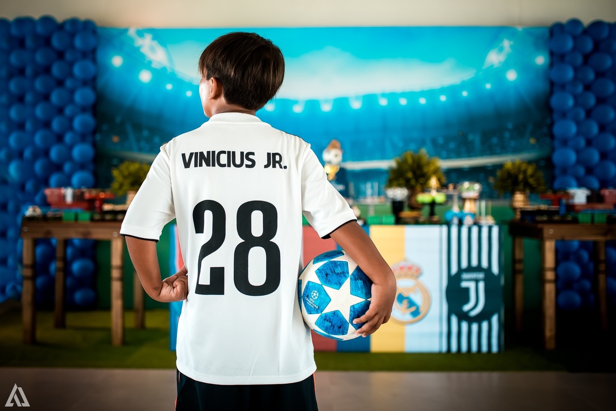Aniversário Infantil Tema Uefa Champions League Alex Jardim Fotografia Fotógrafo Resende Itatiaia Penedo Porto Real Quatis Barra Mansa Volta Redonda Residencial Limeira Tênis Clube