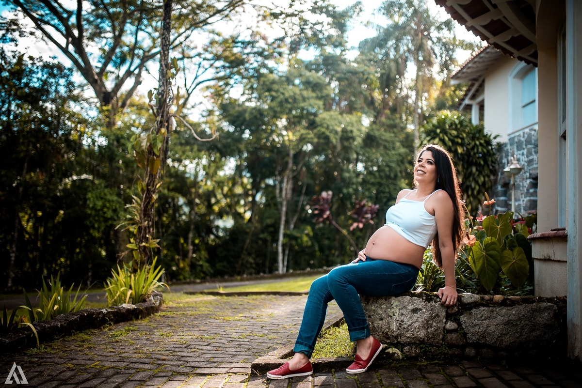 Ensaio Book Gestante Lifestyle Alex Jardim Fotografia Fotógrafo Resende Itatiaia Penedo Porto Real Quatis Barra Mansa Volta Redonda Serrinha do Alambari Parque Nacional do Itatiaia 