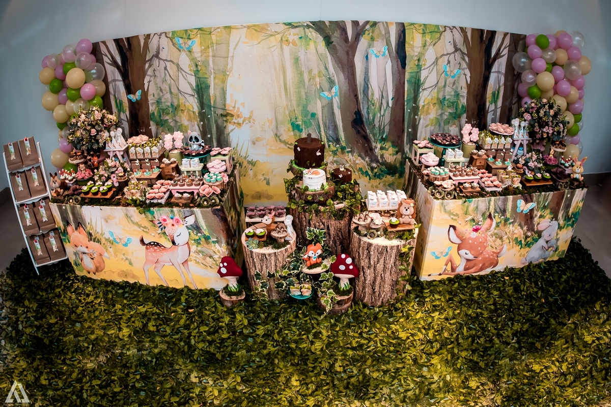 Aniversário Infantil Bosque encantado Alex Jardim Fotografia Fotógrafo Resende Itatiaia Penedo Porto Real Quatis Barra Mansa Volta Redonda Condomínio Residencial Limeira Tênis Clube