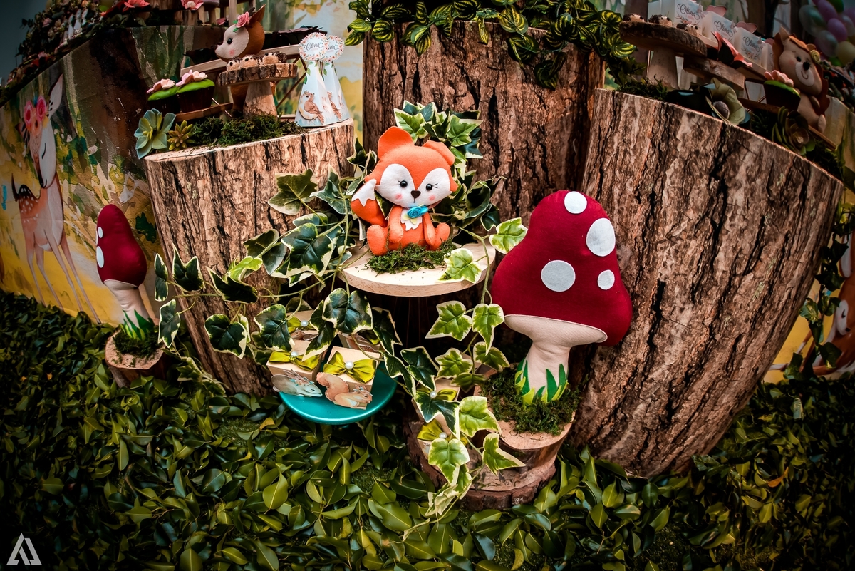 Aniversário Infantil Bosque encantado Alex Jardim Fotografia Fotógrafo Resende Itatiaia Penedo Porto Real Quatis Barra Mansa Volta Redonda Condomínio Residencial Limeira Tênis Clube