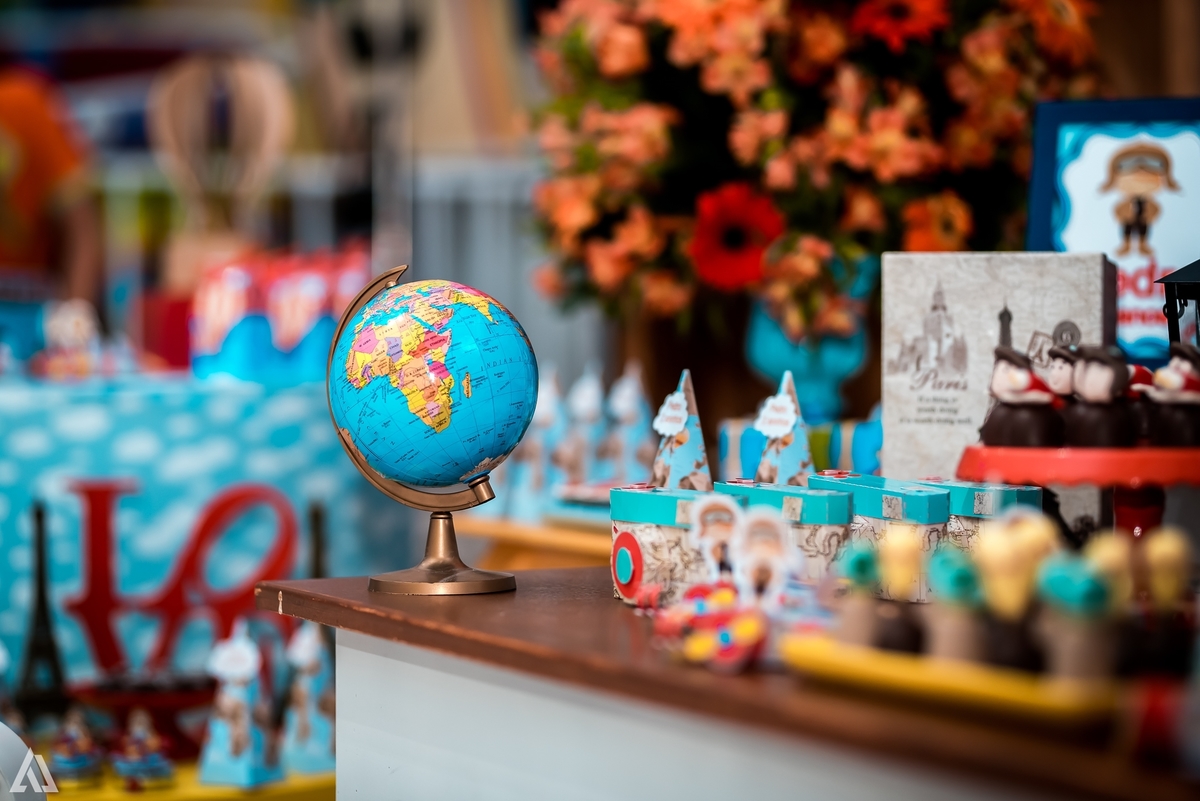 Aniversário Infantil Viagem de volta ao Mundo Alex Jardim Fotografia Fotógrafo Resende Itatiaia Penedo Porto Real Quatis Barra Mansa Volta Redonda Buffet Pintou Alegria Salão de Festas