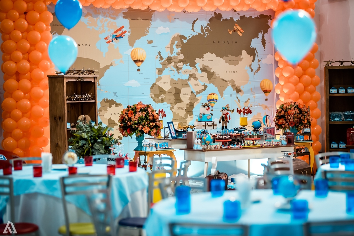 Aniversário Infantil Viagem de volta ao Mundo Alex Jardim Fotografia Fotógrafo Resende Itatiaia Penedo Porto Real Quatis Barra Mansa Volta Redonda Buffet Pintou Alegria Salão de Festas
