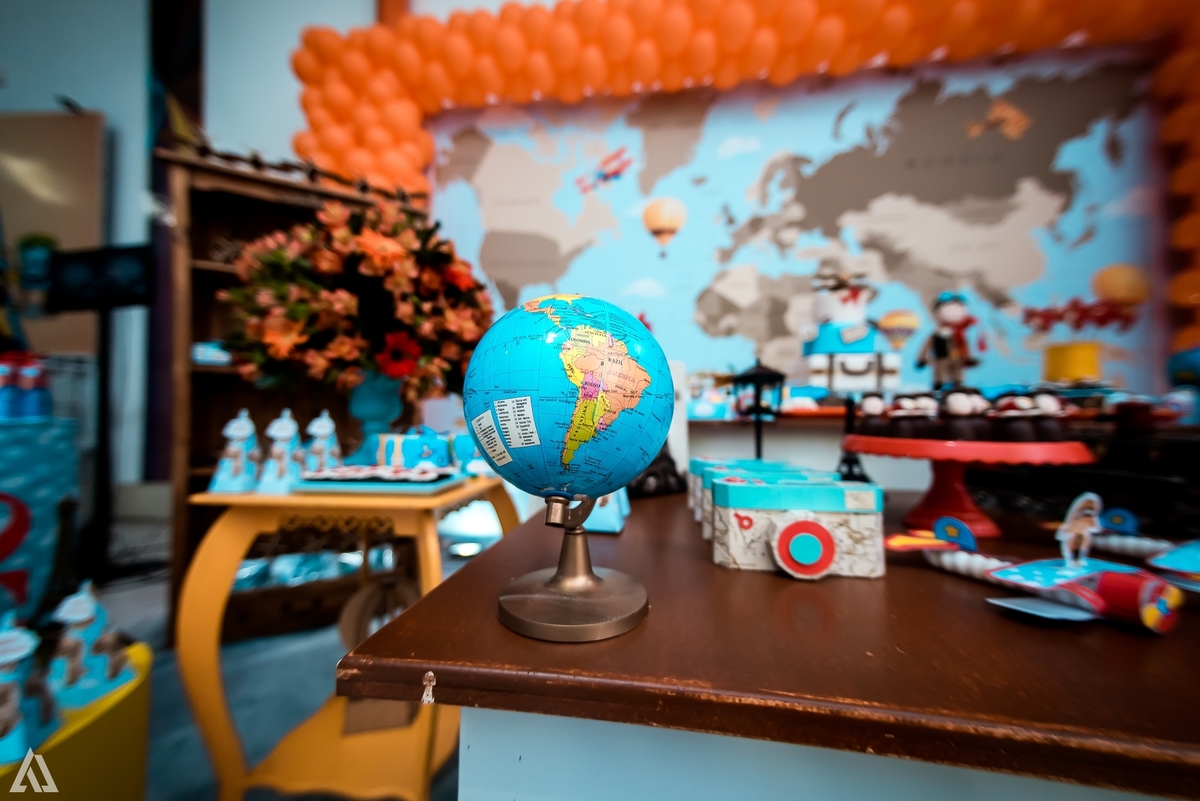 Aniversário Infantil Viagem de volta ao Mundo Alex Jardim Fotografia Fotógrafo Resende Itatiaia Penedo Porto Real Quatis Barra Mansa Volta Redonda Buffet Pintou Alegria Salão de Festas