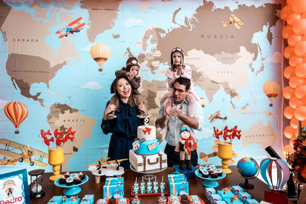 Aniversário Infantil Viagem de volta ao Mundo Alex Jardim Fotografia Fotógrafo Resende Itatiaia Penedo Porto Real Quatis Barra Mansa Volta Redonda Buffet Pintou Alegria Salão de Festas