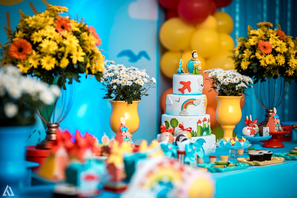 Aniversário Infantil Aquarela Alex Jardim Fotografia Fotógrafo Resende Itatiaia Penedo Porto Real Quatis Barra Mansa Volta Redonda Celebrare Casa de Eventos