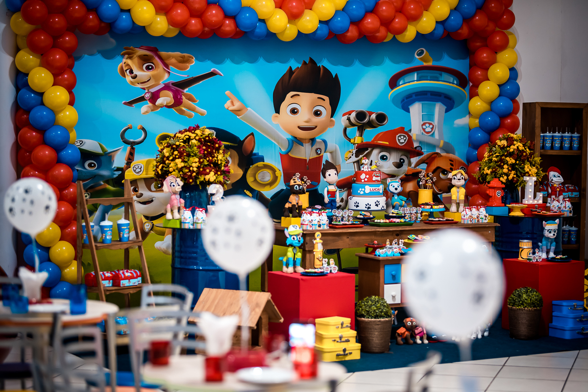 Aniversário Infantil Patrulha Canina Paw Patrol Alex Jardim Fotografia Fotógrafo Resende Itatiaia Penedo Porto Real Quatis Barra Mansa Volta Redonda Buffet Pintou Alegria Salão de Festas