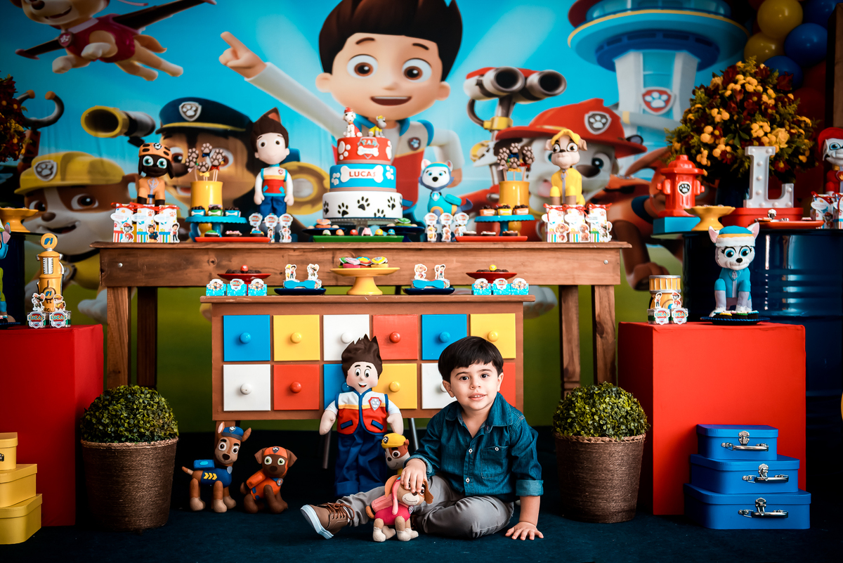 Aniversário Infantil Patrulha Canina Paw Patrol Alex Jardim Fotografia Fotógrafo Resende Itatiaia Penedo Porto Real Quatis Barra Mansa Volta Redonda Buffet Pintou Alegria Salão de Festas