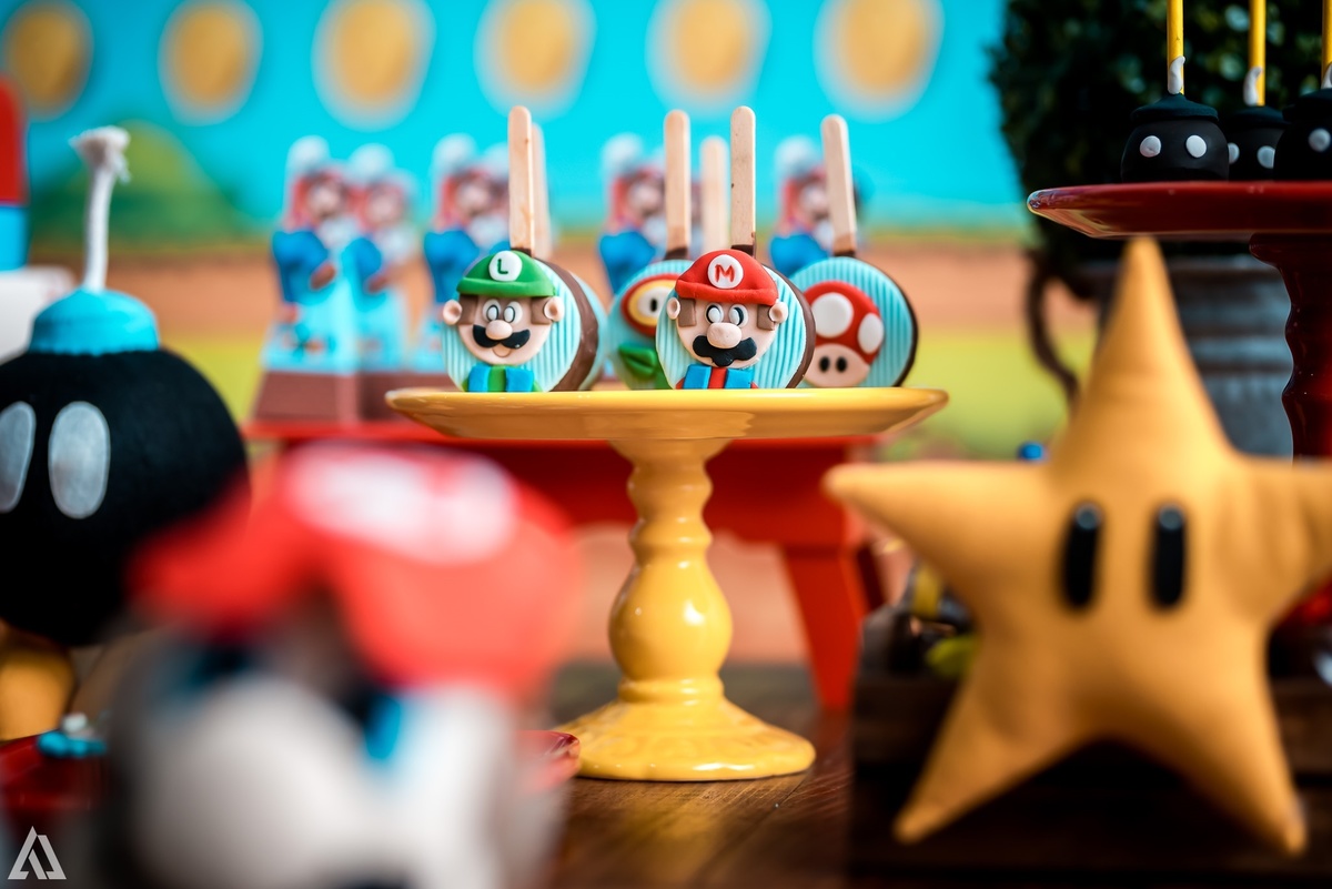 Aniversário Infantil Super Mario Bros Alex Jardim Fotografia Fotógrafo Resende Itatiaia Penedo Porto Real Quatis Barra Mansa Volta Redonda Buffet Pintou Alegria Meu Pé de Jambo La Belle Maison Lenas Buffet Salão de Festas