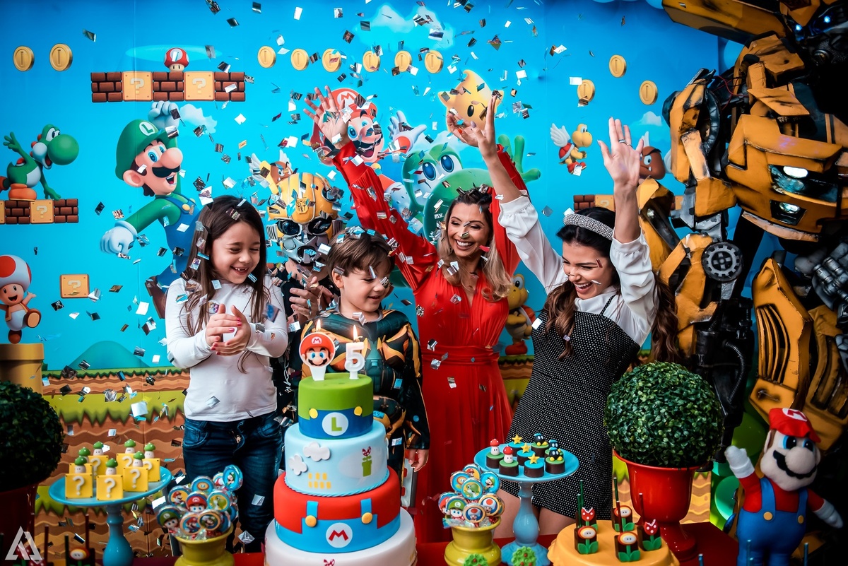 Aniversário Infantil Super Mario Bros Alex Jardim Fotografia Fotógrafo Resende Itatiaia Penedo Porto Real Quatis Barra Mansa Volta Redonda Buffet Pintou Alegria Meu Pé de Jambo La Belle Maison Lenas Buffet Salão de Festas