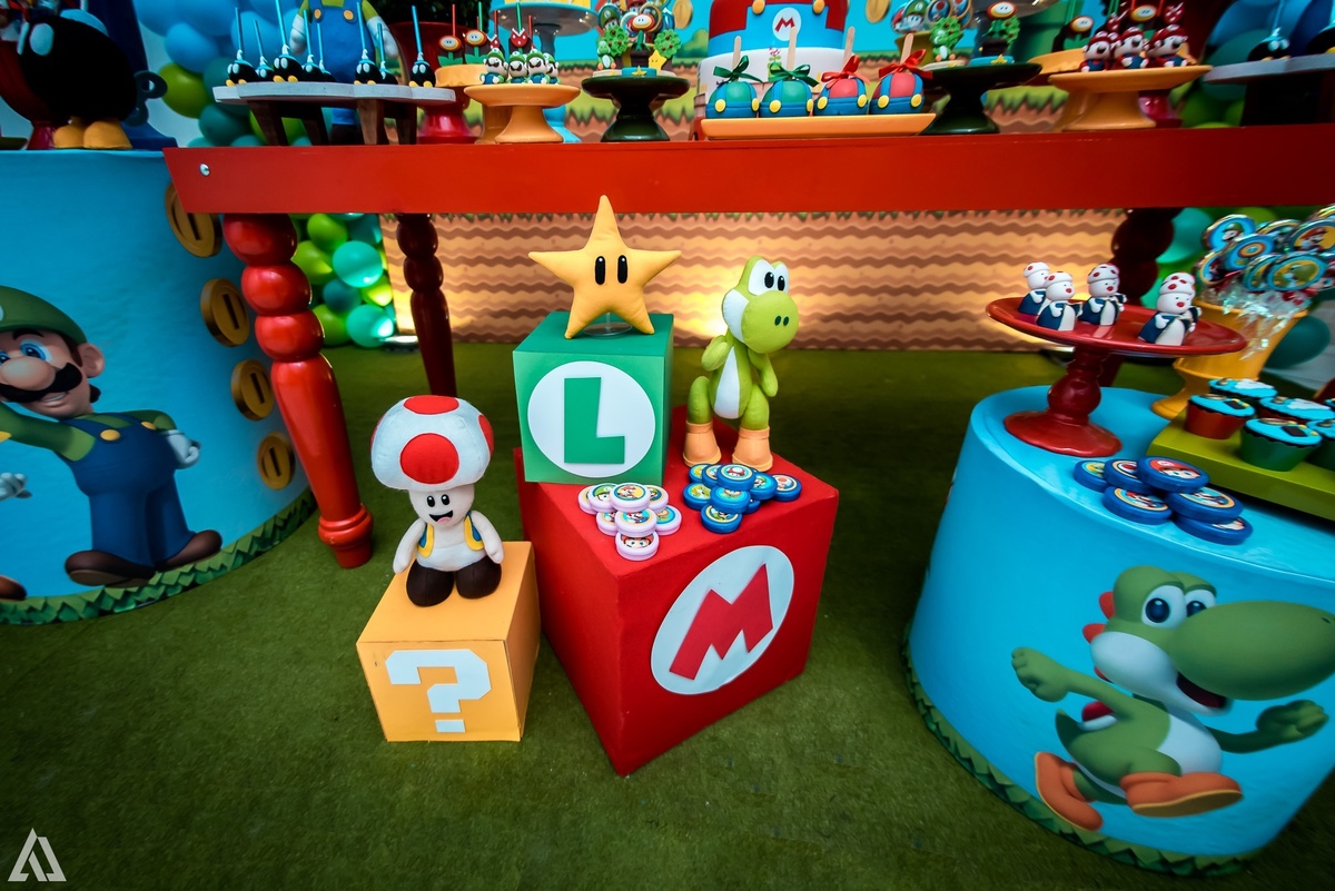 Aniversário Infantil Super Mario Bros Alex Jardim Fotografia Fotógrafo Resende Itatiaia Penedo Porto Real Quatis Barra Mansa Volta Redonda Buffet Pintou Alegria Meu Pé de Jambo La Belle Maison Lenas Buffet Salão de Festas
