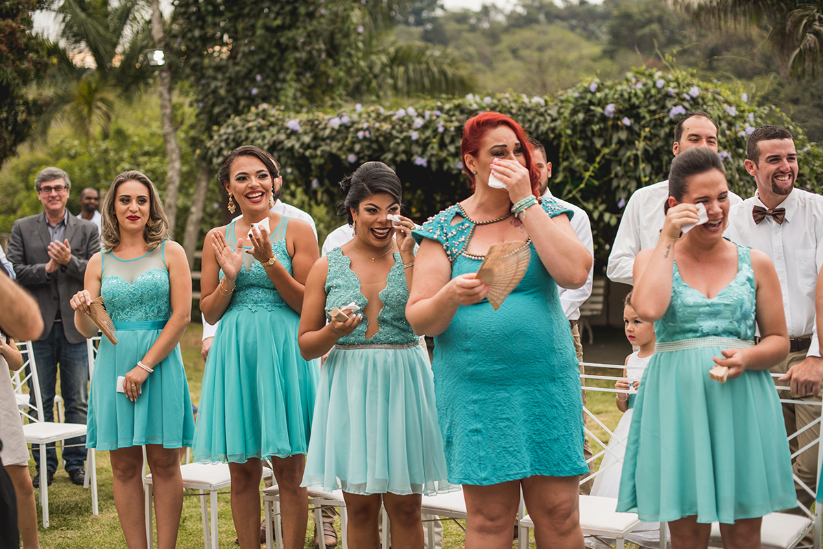 emoção madrinha azul tifany