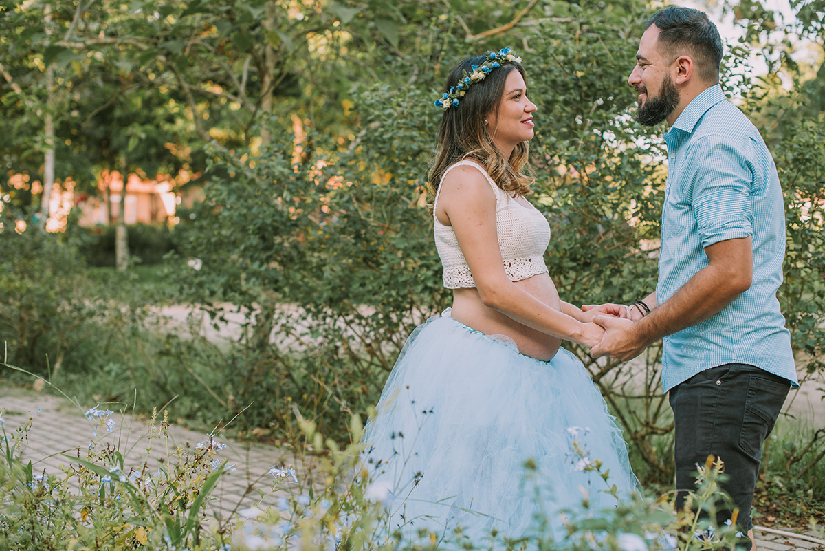 saia de tule gestante parque da cidade