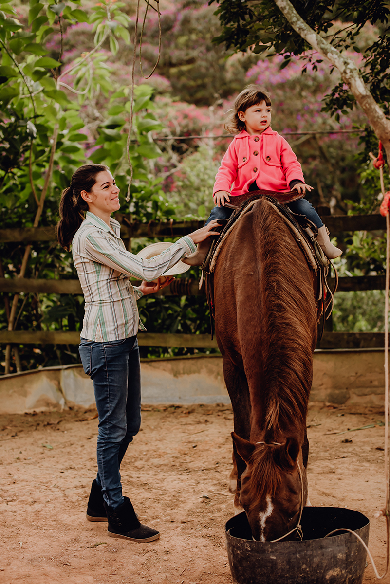 ensaio fotográfico com cavalos