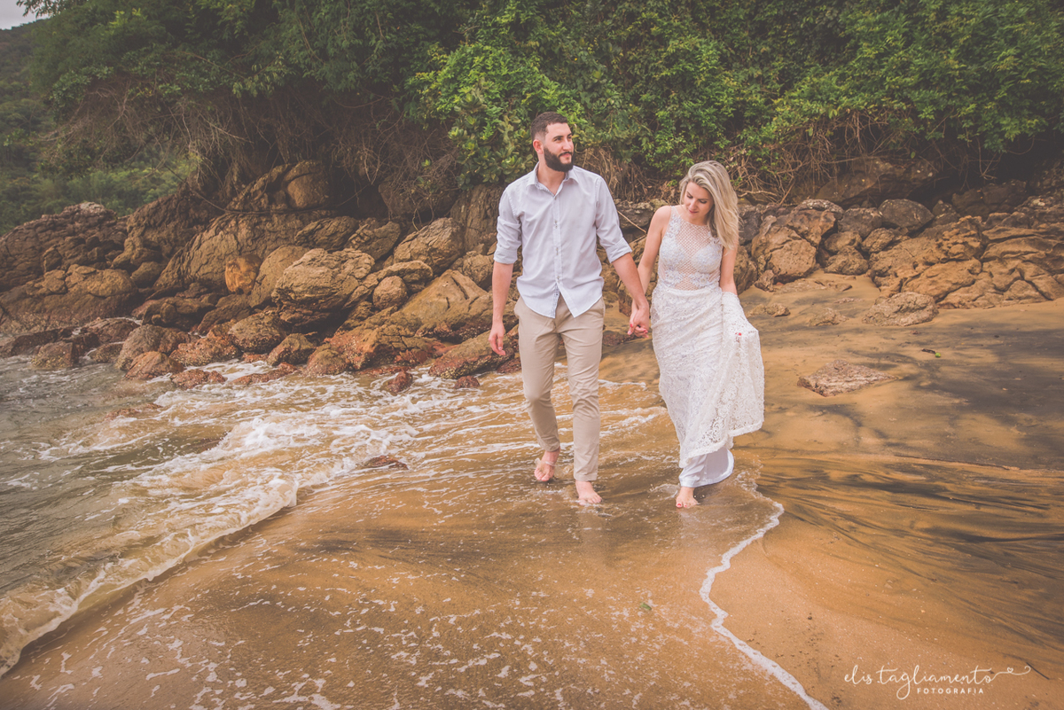 fotos pré wedding praia santa rita ubatuba 
