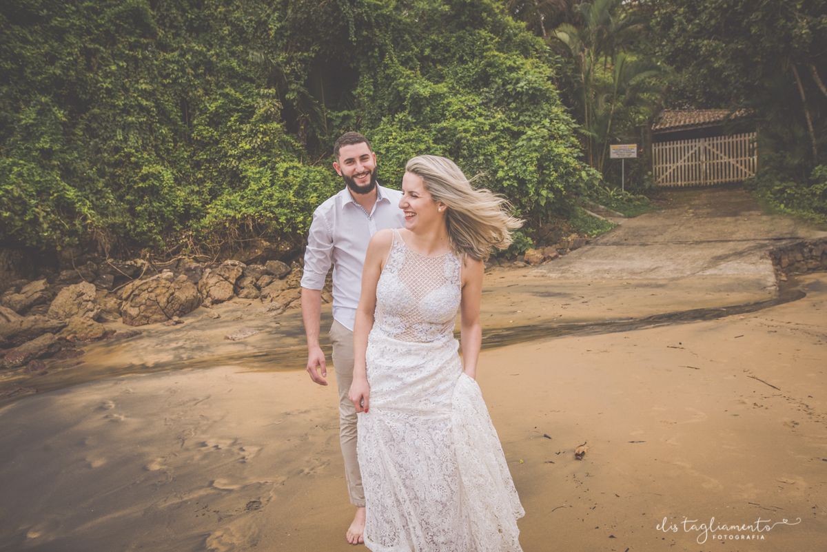 fotos pré wedding praia santa rita ubatuba 