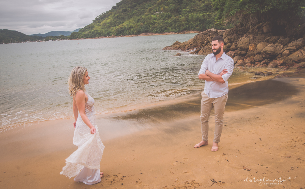fotos pré wedding praia santa rita ubatuba 