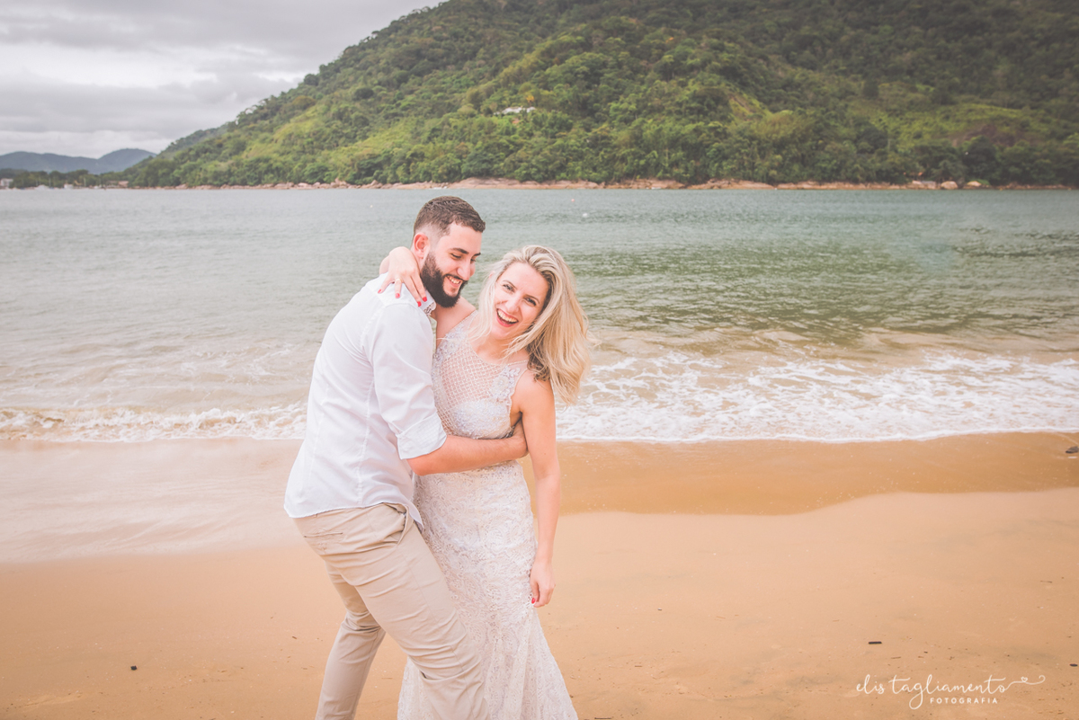 fotos pré wedding praia santa rita ubatuba 