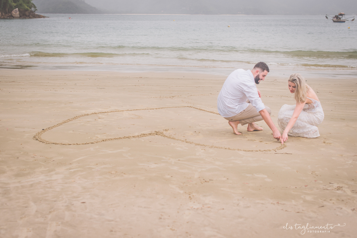 fotos pré wedding praia santa rita ubatuba 