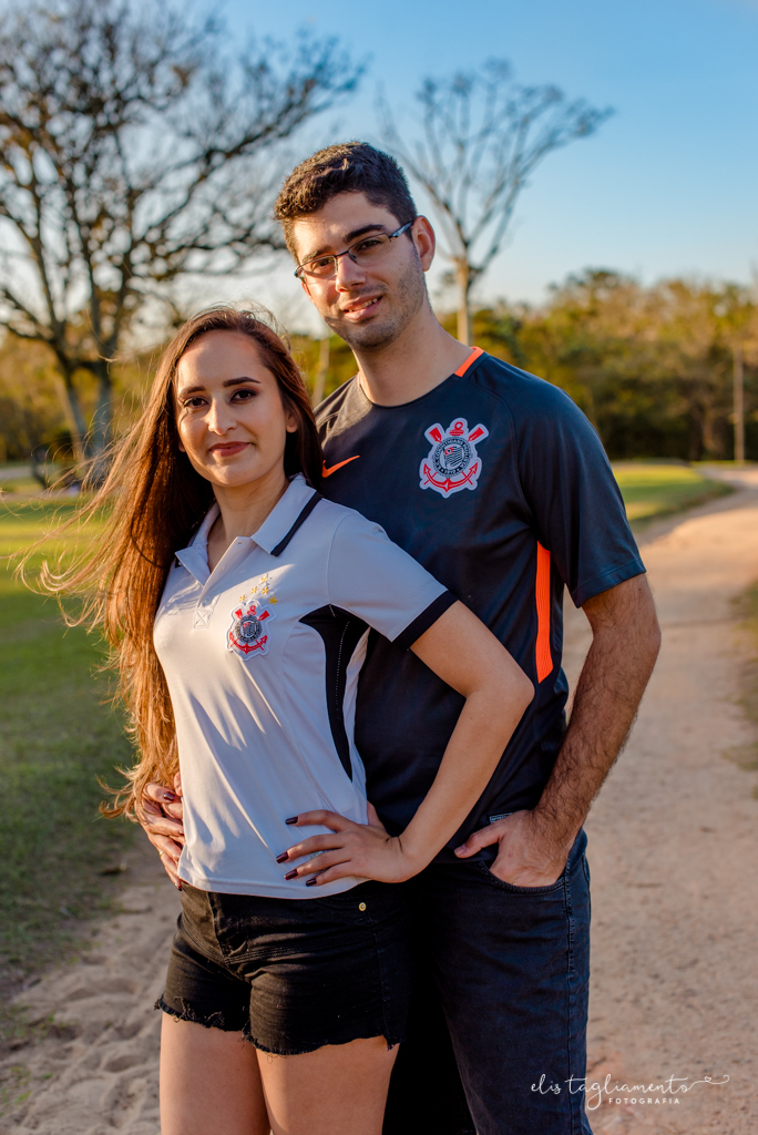 ensaio pré casamento Corinthians  parque da cidade são josé dos campos