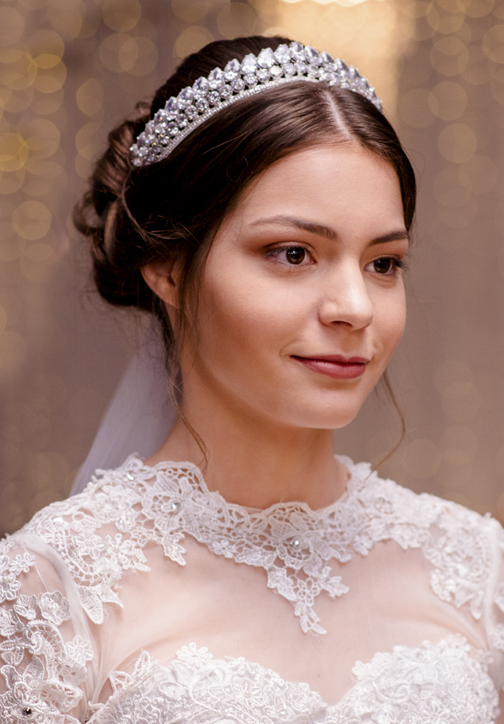 noiva deliciada . coroa da noiva