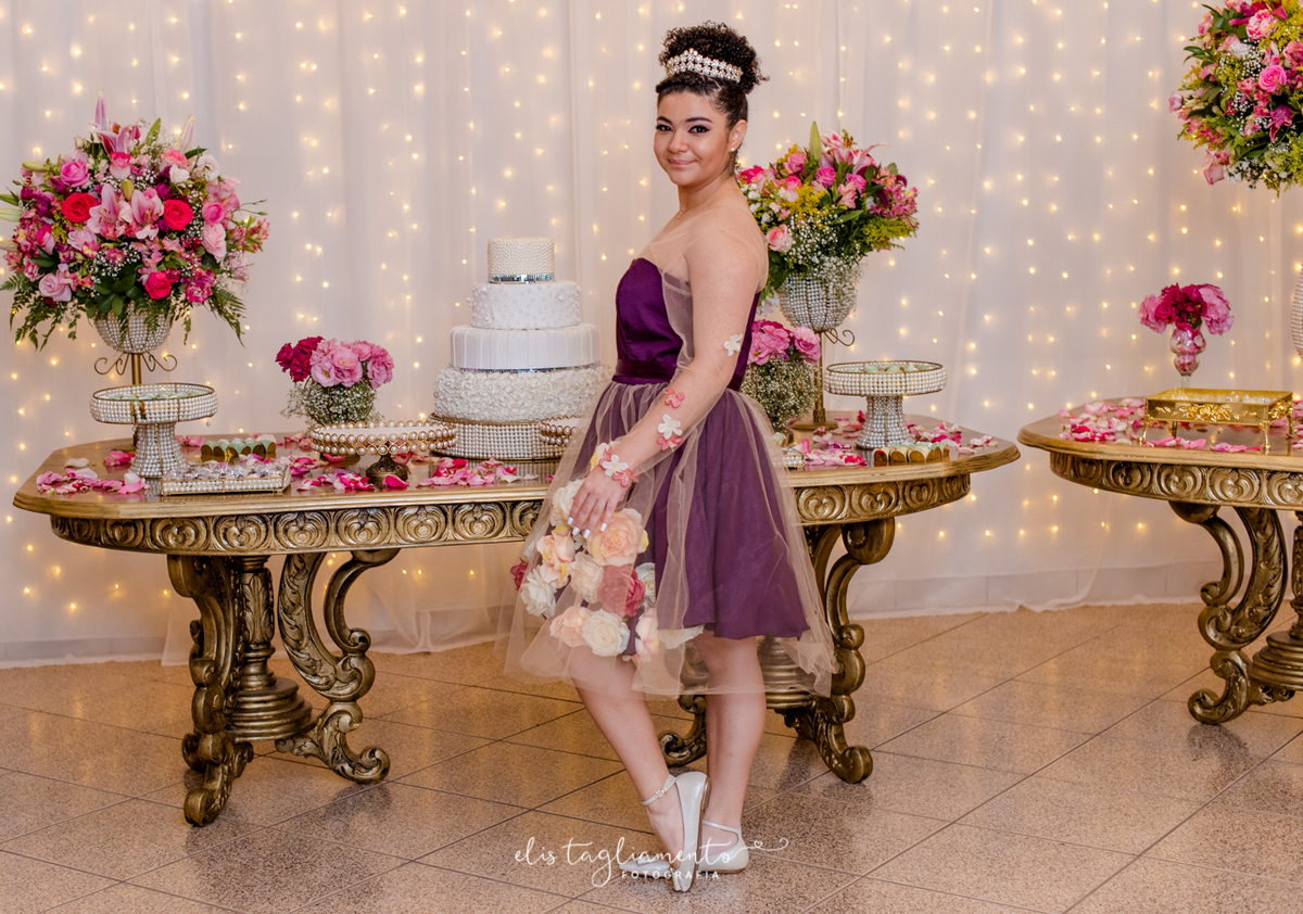 decoração de 15 anos salão esplendor caçapava