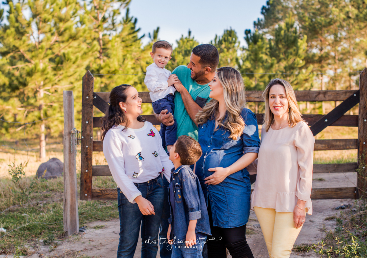 Fotos gestante na linha do trem