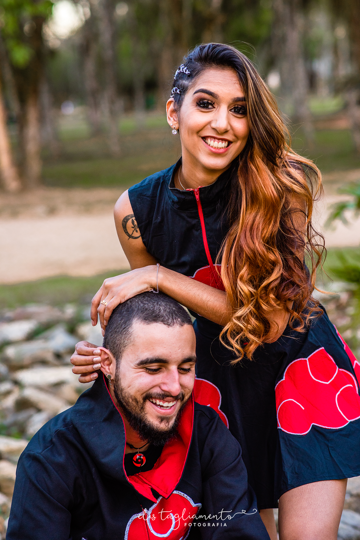 ensaio pré casamento naruto cosplay parque da cidade São José dos Campos