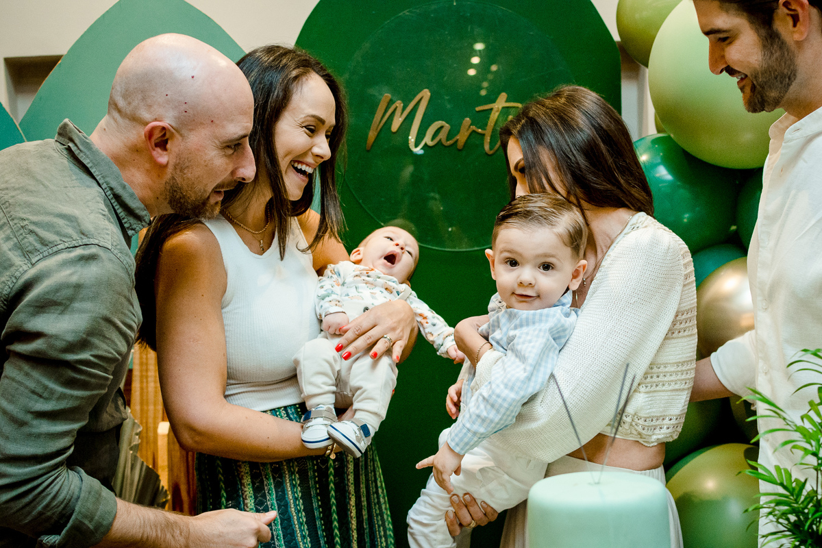 Festa infantil; Di Paolo; Gabi Zolet, Tiago Moschen, Palhaça Gominha, Seja Doce balões