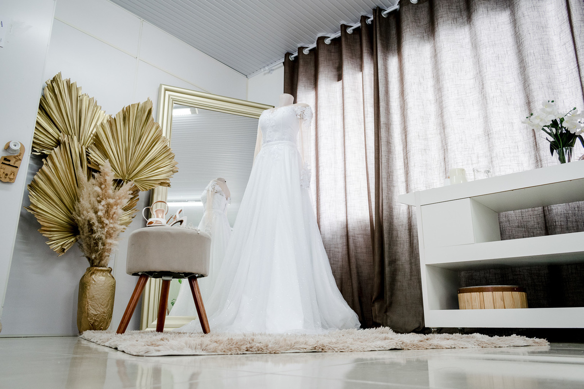 vestido da noiva; dayara Oliveira; Espaço Reissner