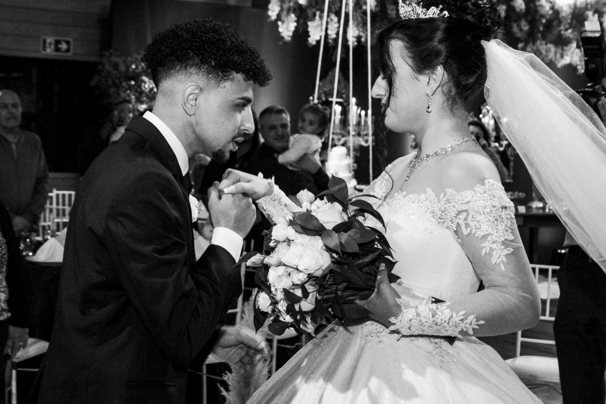 Fundação Marcopolo Sede Recreativa; noivo e a noiva