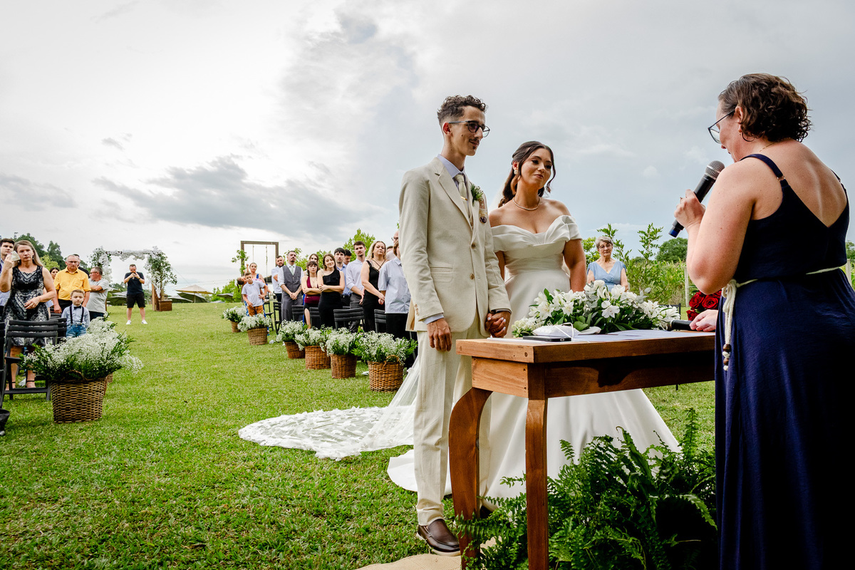 cerimônia de casamento ao ar livre; 