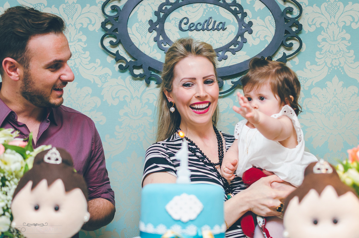 família festa infantil