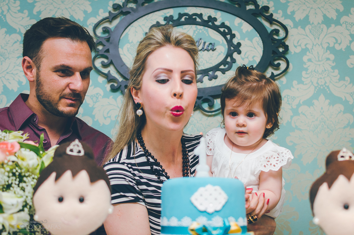 família festa infantil