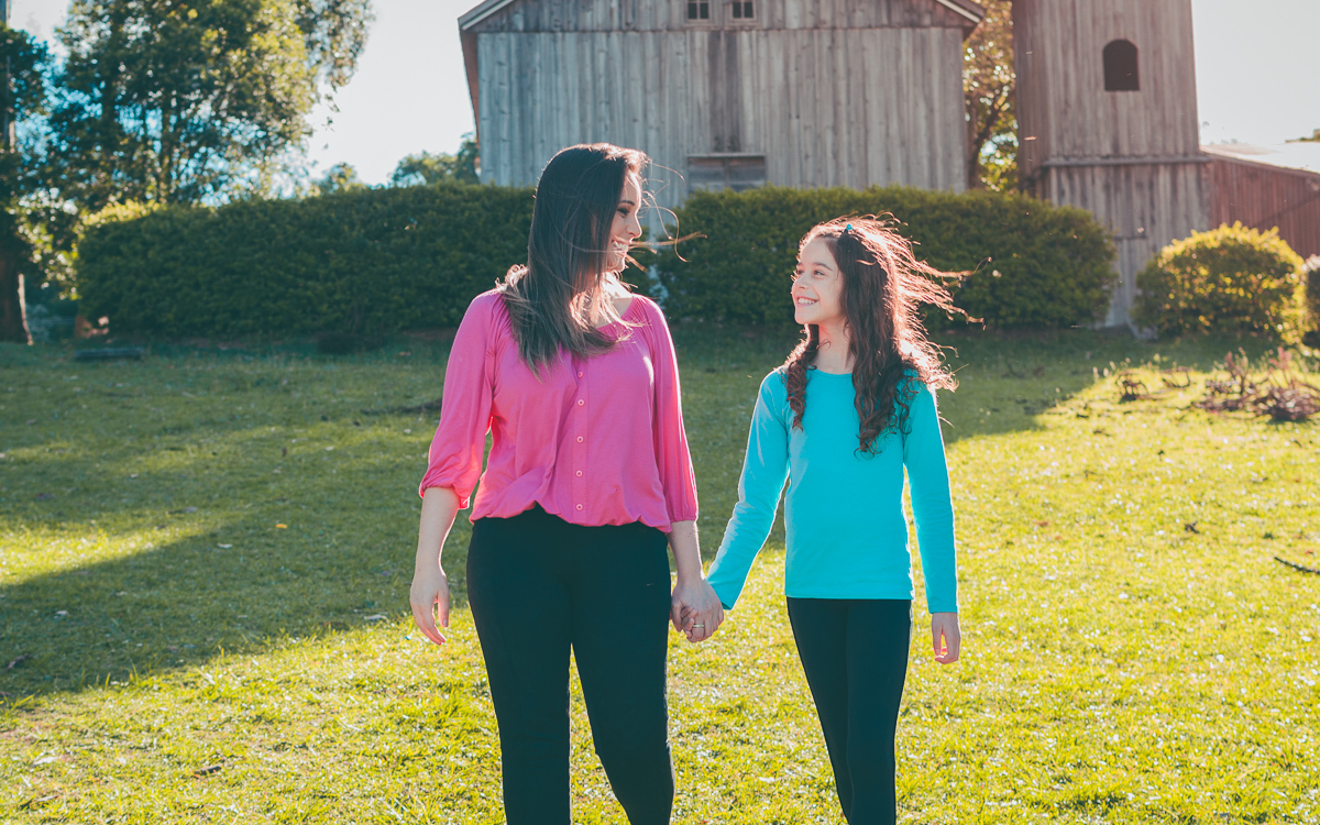 mãe e filha pavilhões festa da uva