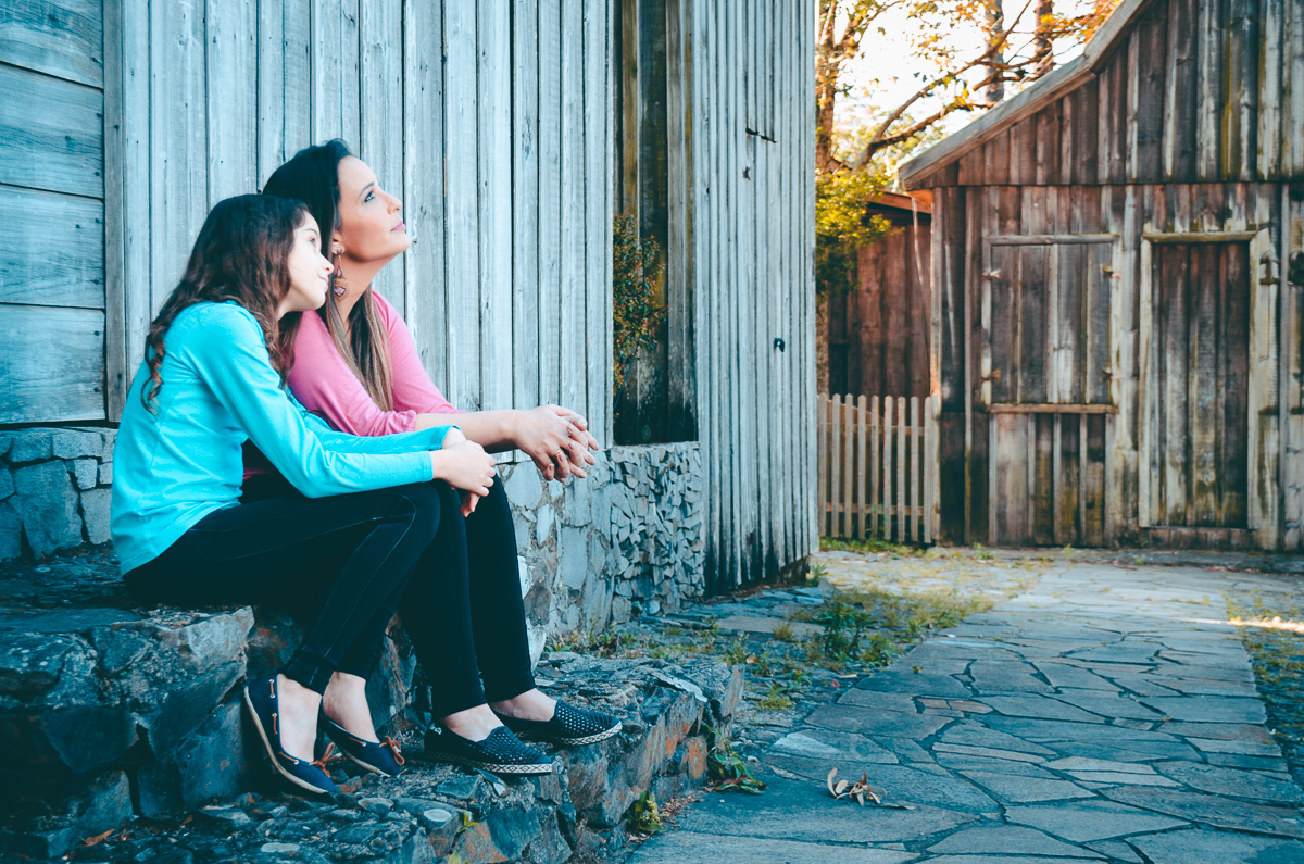 mãe e filha pavilhões festa da uva