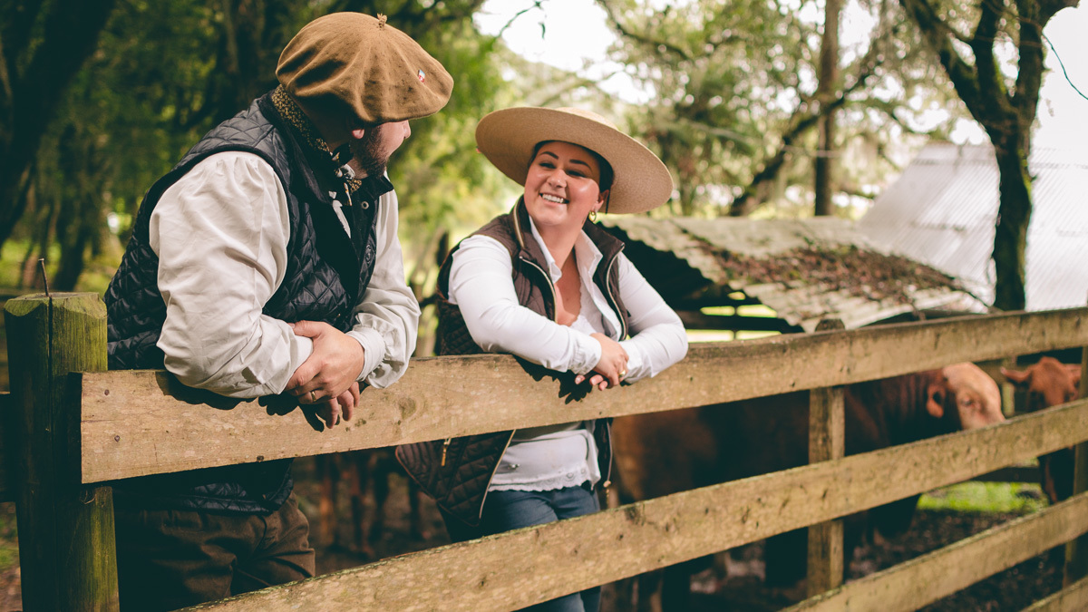 criança no campo família RS