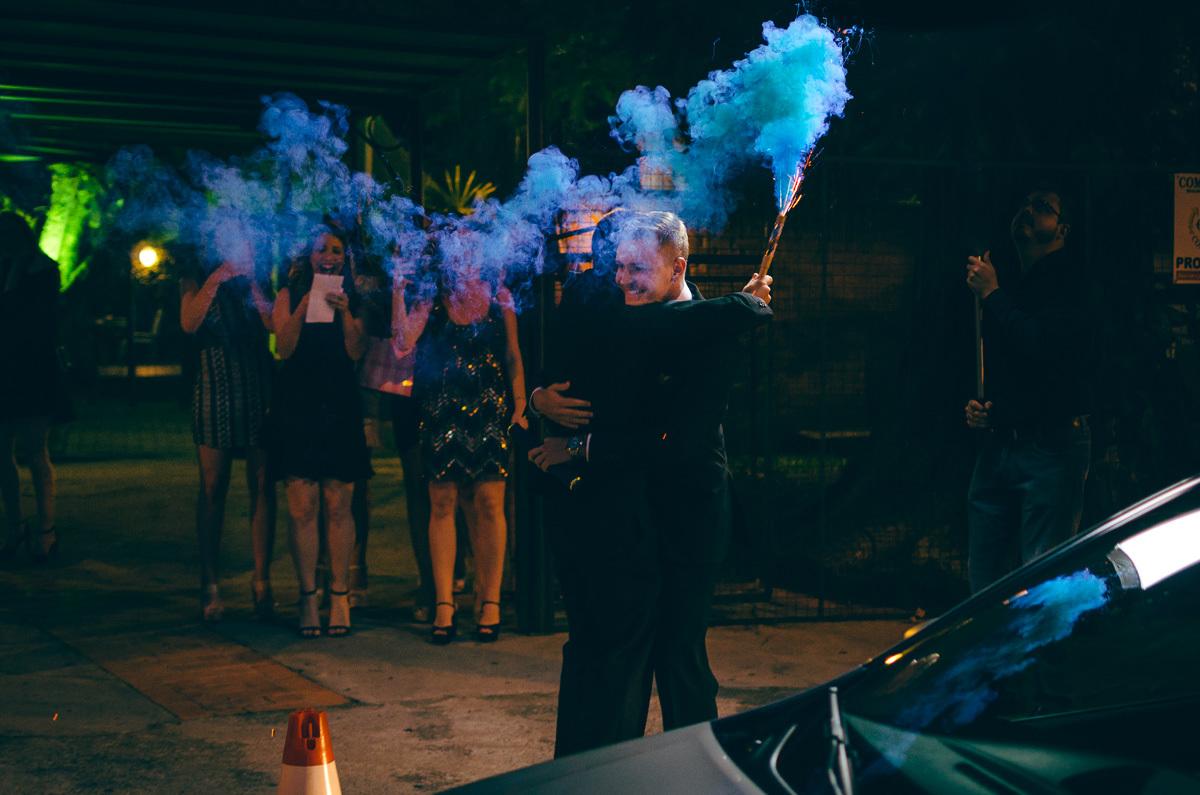 recepção amigos sinalizadores formatura