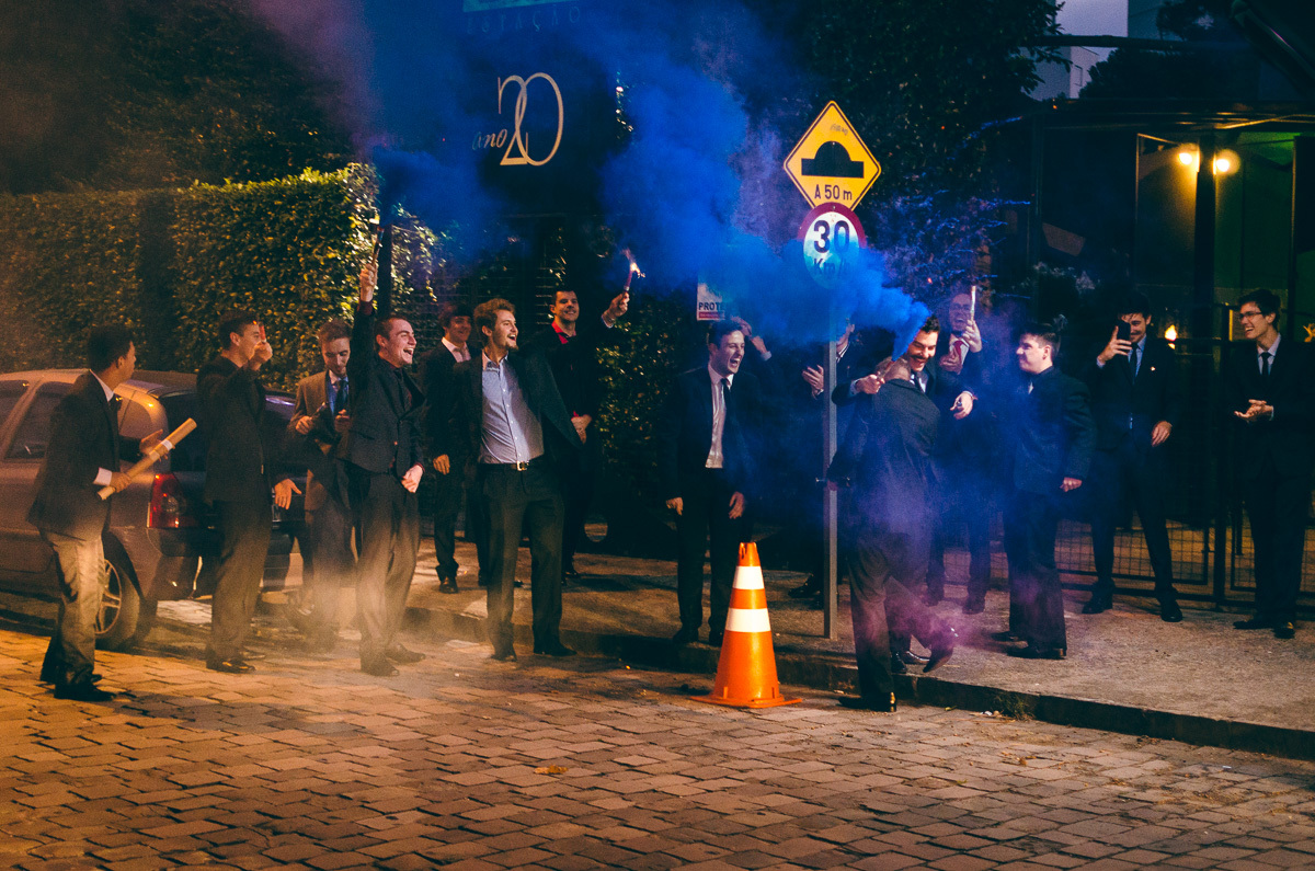 recepção amigos sinalizadores formatura
