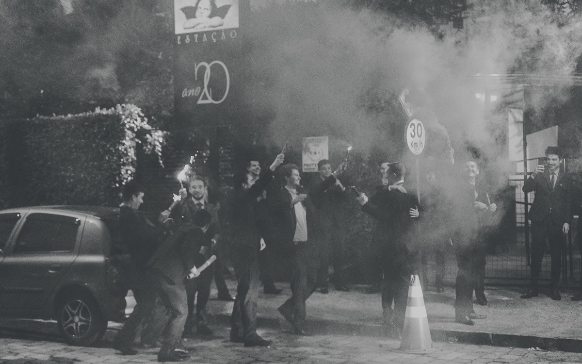 recepção amigos sinalizadores formatura