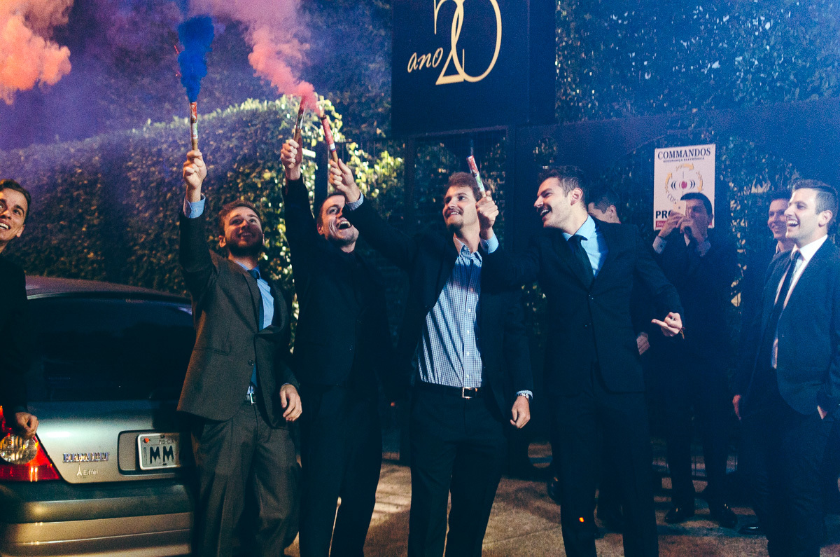 recepção amigos sinalizadores formatura