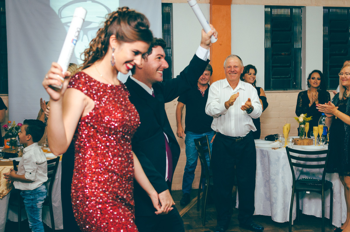 casal formandos chegada