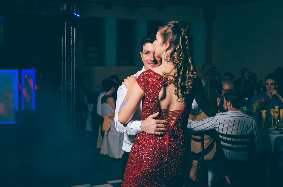 baile de formatura vestido vermelho