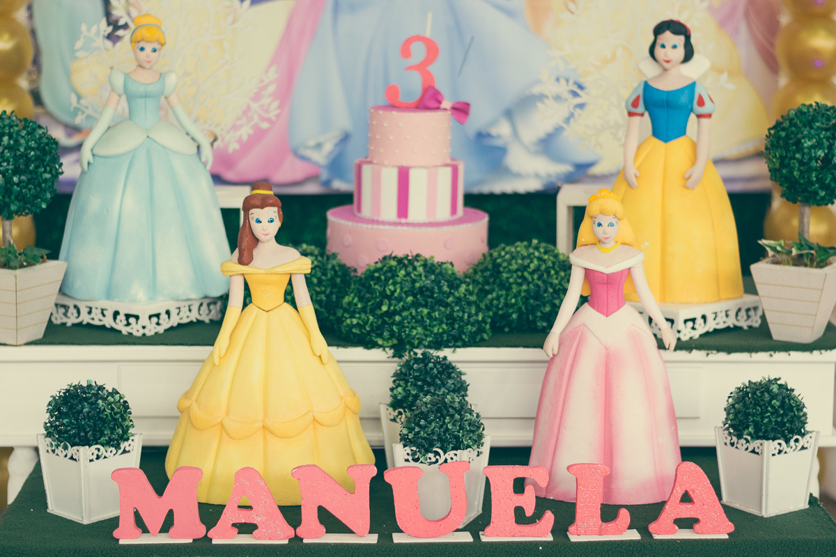 decoração princesas festa infantil