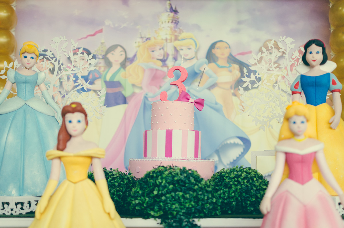 decoração princesas festa infantil