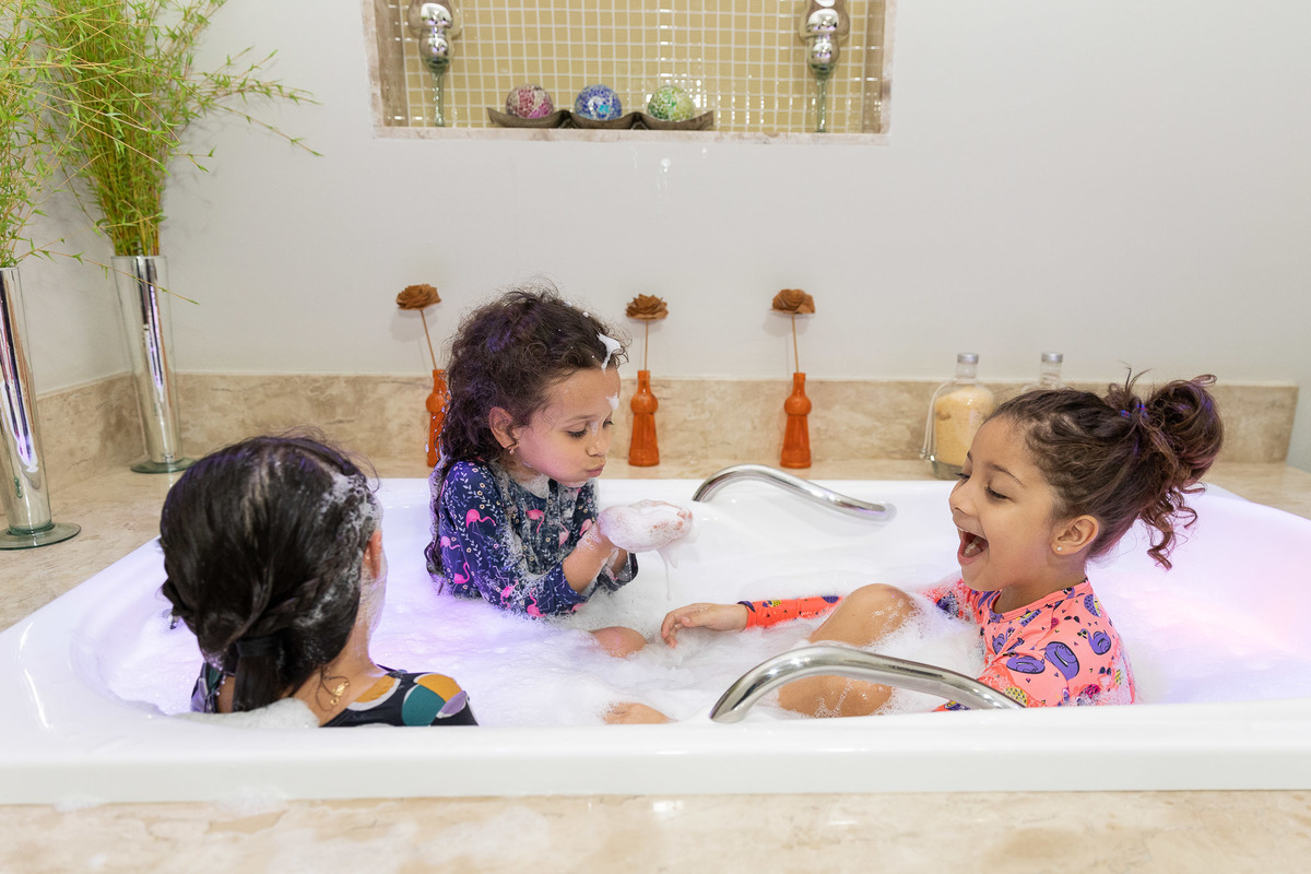 Aniversário no salão de beleza