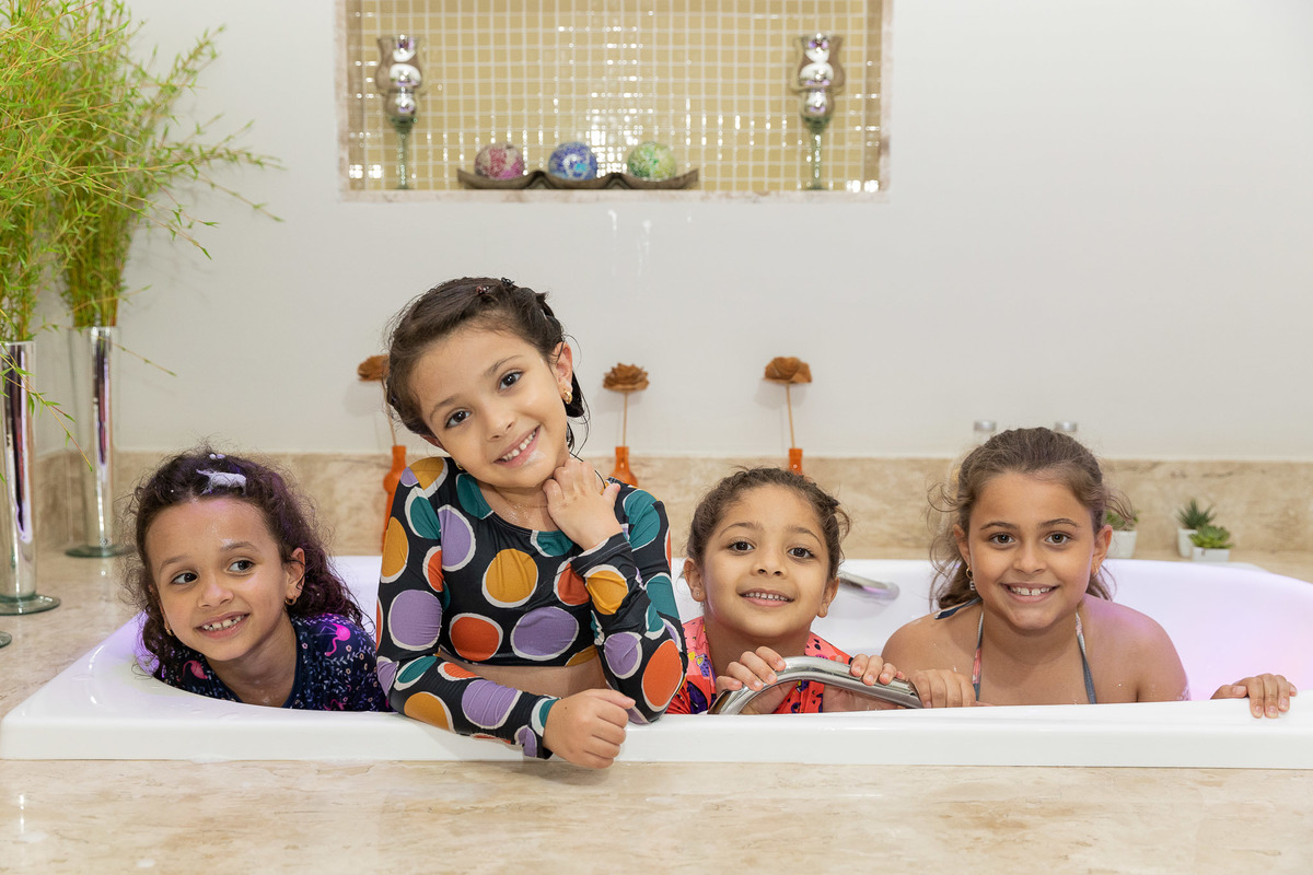 Aniversário no salão de beleza