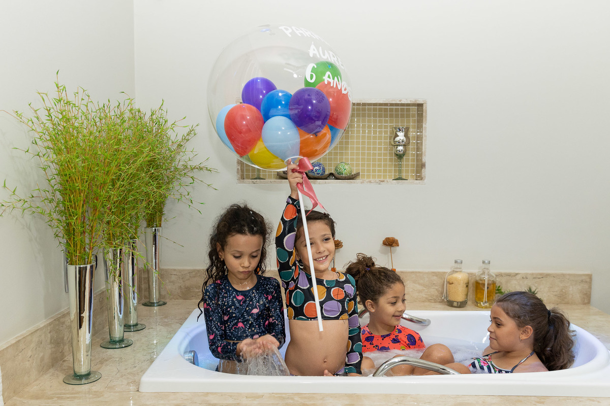 Aniversário no salão de beleza