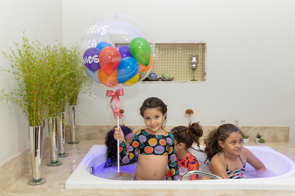 Aniversário no salão de beleza