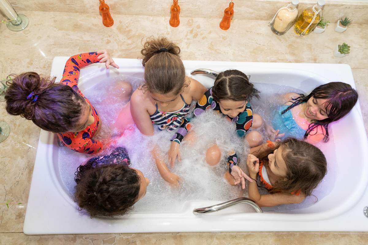 Aniversário no salão de beleza